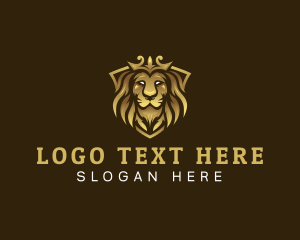 Luxury Crown Lion logo