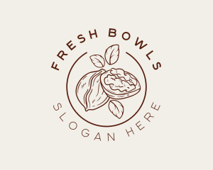 Organic Walnut Seed logo design