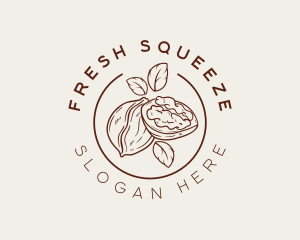 Organic Walnut Seed logo design