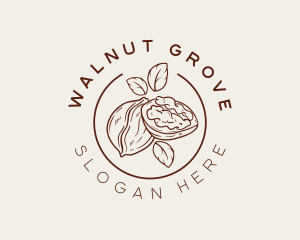 Organic Walnut Seed logo design