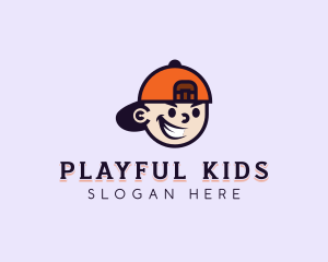 Naughty Cap Kid logo design