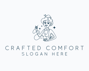 Woman Fashion Tailoring  logo design