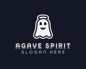 Cartoon Creepy Ghost logo design