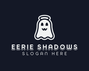 Cartoon Creepy Ghost logo design