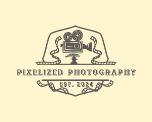 Retro Film Camera logo design