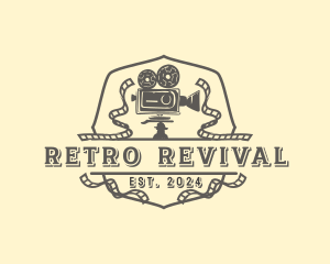 Retro Film Camera logo design