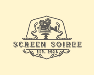 Retro Film Camera logo design