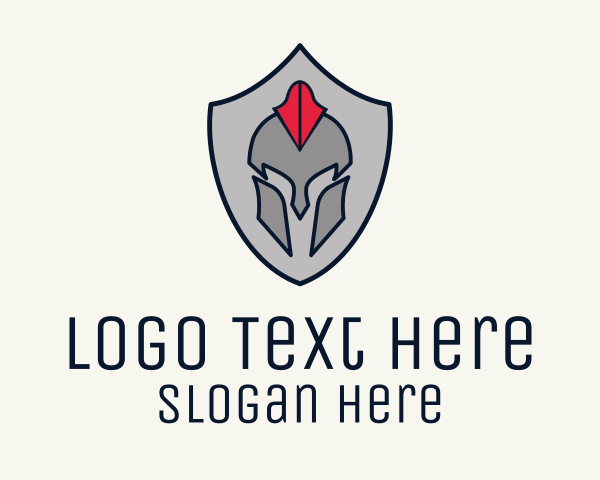 Spartan Helmet Shield logo