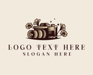 Camera Floral Photo Studio Logo