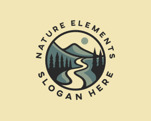 Natural Park Pathway logo design