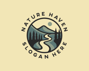 Natural Park Pathway logo design