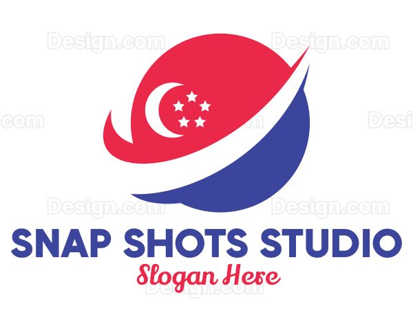 Planet Singapore Orbit Logo