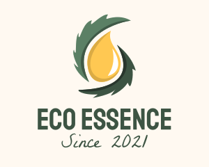 Organic Essential Oil  logo design