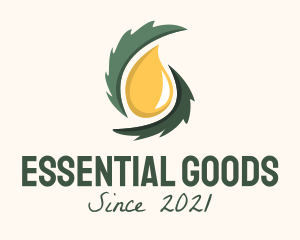 Organic Essential Oil  logo design