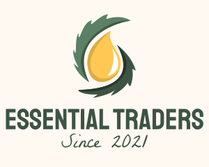 Organic Essential Oil  logo design