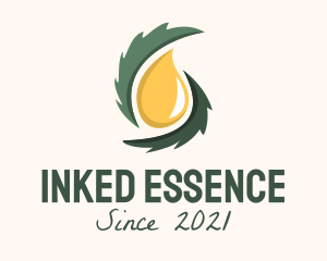 Organic Essential Oil  logo design