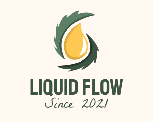 Organic Essential Oil  logo design