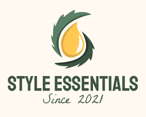 Organic Essential Oil  logo design