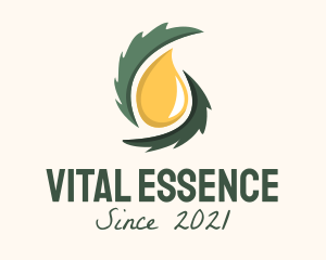 Organic Essential Oil  logo design