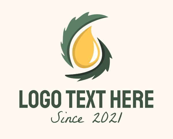 Essential Oil logo example 2