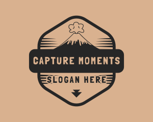 Volcano Eruption Scenery logo