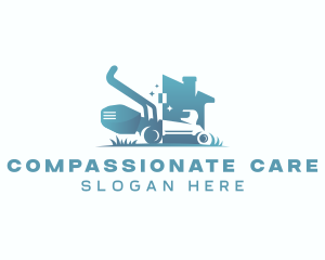 Gardening Lawn Care logo design