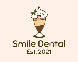 Smiling Face Smoothie logo design