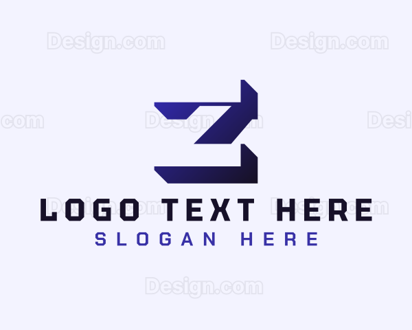 Esports Gaming Tech Letter Z Logo