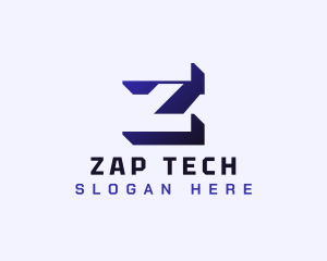 Esports Gaming Tech Letter Z logo design