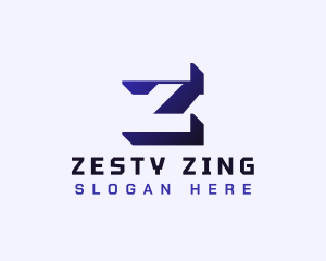 Gaming Tech Letter Z logo design