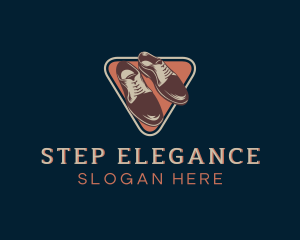 Vintage Brogues Shoes logo design