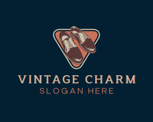 Vintage Brogues Shoes logo design