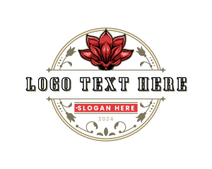 Magnolia Flower Blossom logo