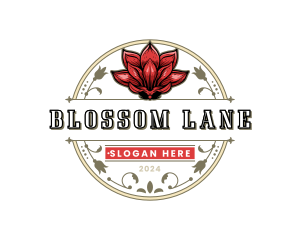 Magnolia Flower Blossom logo