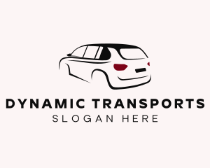 SUV Transport Car logo design