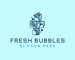 Bubble Cleaning Service logo design