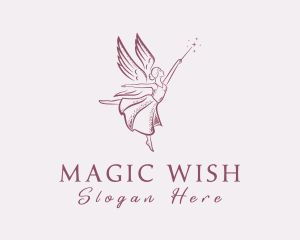 Magic Wand Fairy logo design