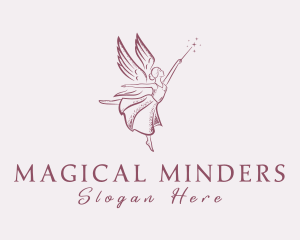 Magic Wand Fairy logo design