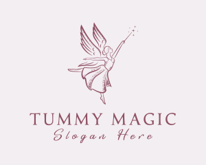 Magic Wand Fairy logo design