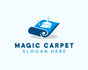 Carpet Broom Cleaning logo design