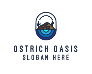 Cactus Desert Oasis logo design