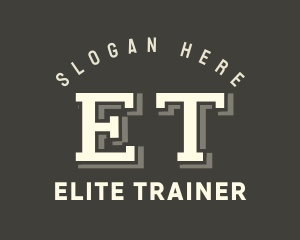 Retro Sports Trainer logo design