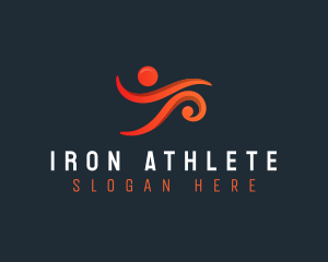 Running Athletic Sports logo design