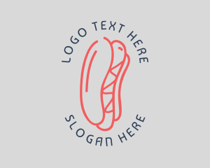 Hotdog Sandwich Snack logo