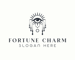 Mystical Fortune Teller Eye logo design