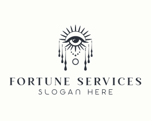 Mystical Fortune Teller Eye logo