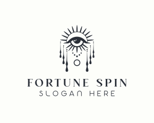 Mystical Fortune Teller Eye logo design