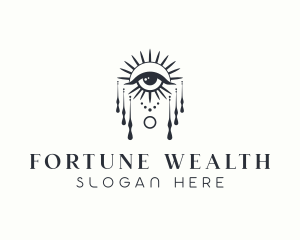 Mystical Fortune Teller Eye logo design