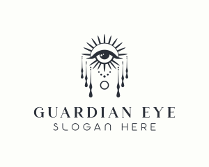 Mystical Fortune Teller Eye logo design