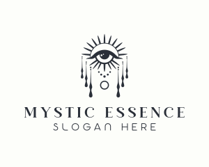 Mystical Fortune Teller Eye logo design
